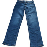 Jeans Men's Organic Cotton Regular Fit Size 12 Dark Blue Stretch