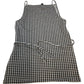 River Island Women's Black White Gingham Dress Size UK M Adjustable Straps