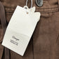 Remajie Women's Brown Mini Skirt Size S Stylish Pocket Design