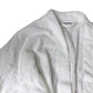 White Short Robe Soft Cotton Bath Robe Women's Loungewear Size M