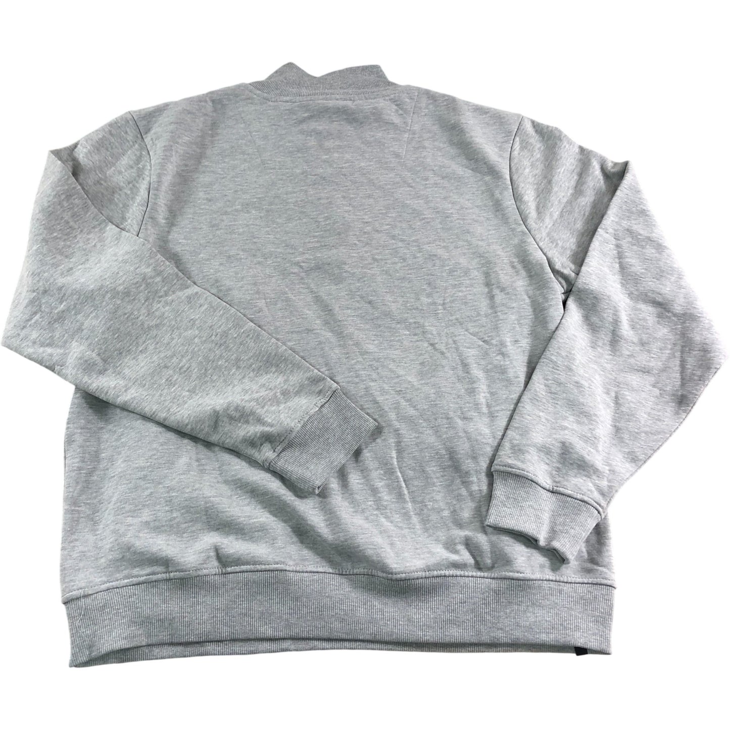 Threadbare 2XL Women's Quarter Zip Sweatshirt Grey Regular Fit Lightweight