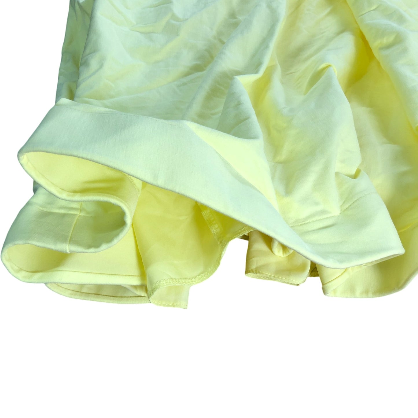 River Island Butter Yellow Volume Corset Detail Midi Dress - Size 18