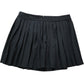River Island Women's Black Pleated Skirt With Gold Buttons Fashion Size 16