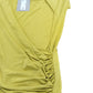 River Island Lime Draped Top UK8 Women's S2S Short Sleeve Casual Tee