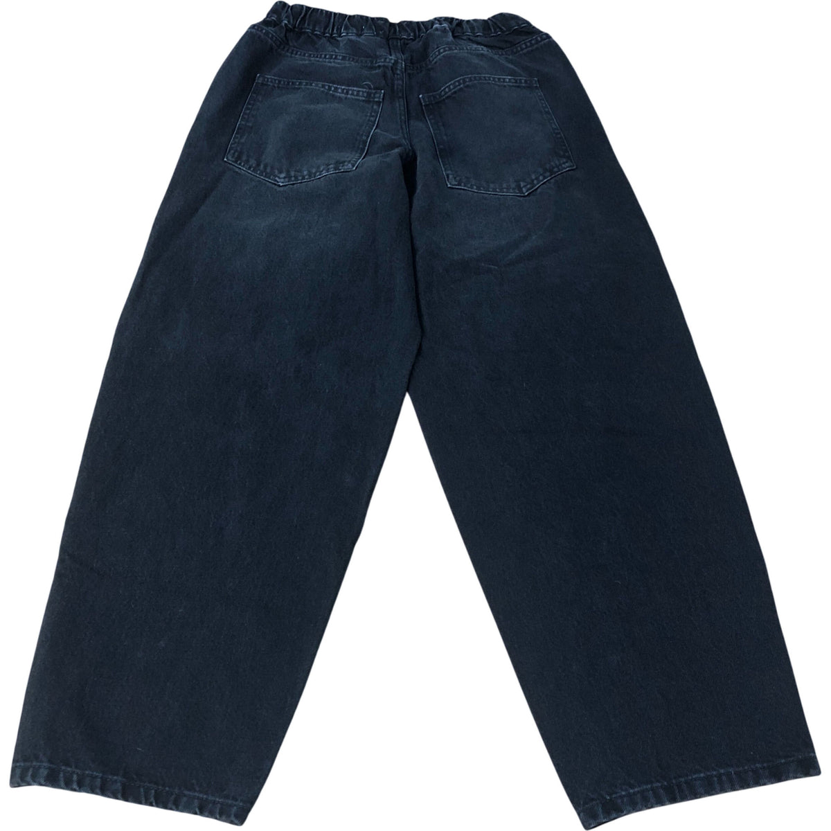 River Island Barrel Leg Black Jeans Size 6 Long