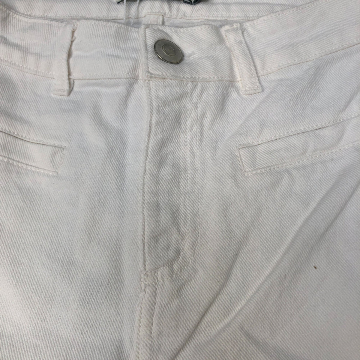 Baukjen Women's White Straight Leg Trousers UK Size 12