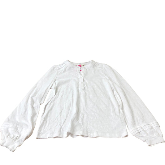 Boden Women's Long Sleeve Top White Cotton Casual Blouse UK6