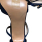 Ravel Strappy Heels UK4 Women's Navy Blue Sparkly Stiletto Shoes