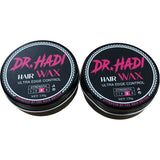 Dr Hadi Hair Wax Ultra Edge Control 130g Pack of 2 Strength 3 Grooming Set