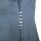 River Island Women's Black Sleeveless Vest Top With Button Detail