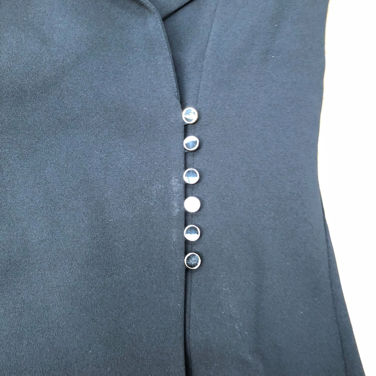 River Island Women's Black Sleeveless Vest Top With Button Detail
