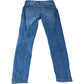 River Island Skinny Jeans UK12 Regular Women's Blue Wash Denim High Rise Stretch