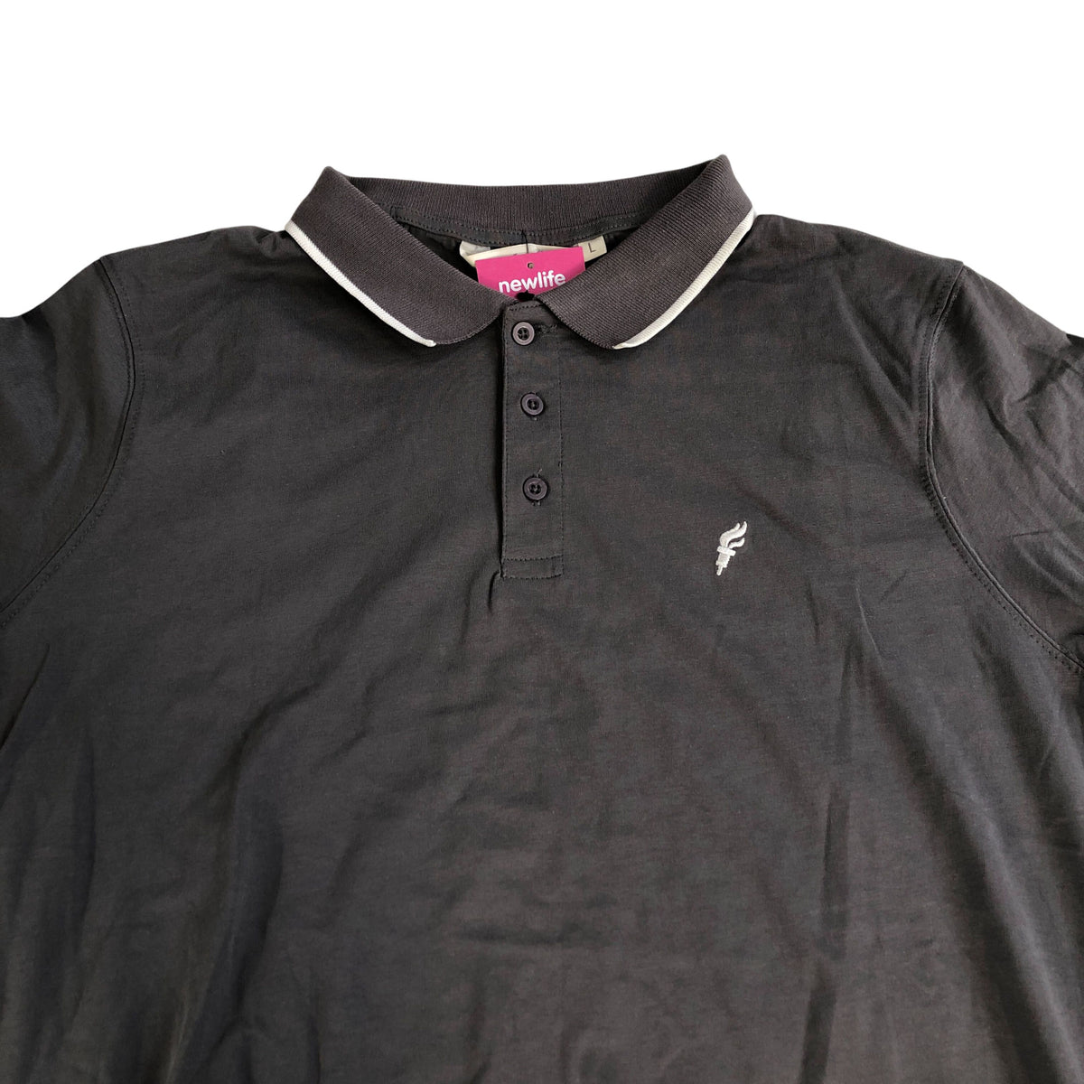 Onfire Polo Shirt Men's Grey 100 Cotton Casual Wear Large