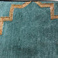 Decorative Clutch Bag Green Pattern Women Zippered Pouch Elegant Accessory