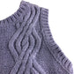 River Island UK9-10 Years Lilac Cable Knit Sleeveless Top With White T-Shirt