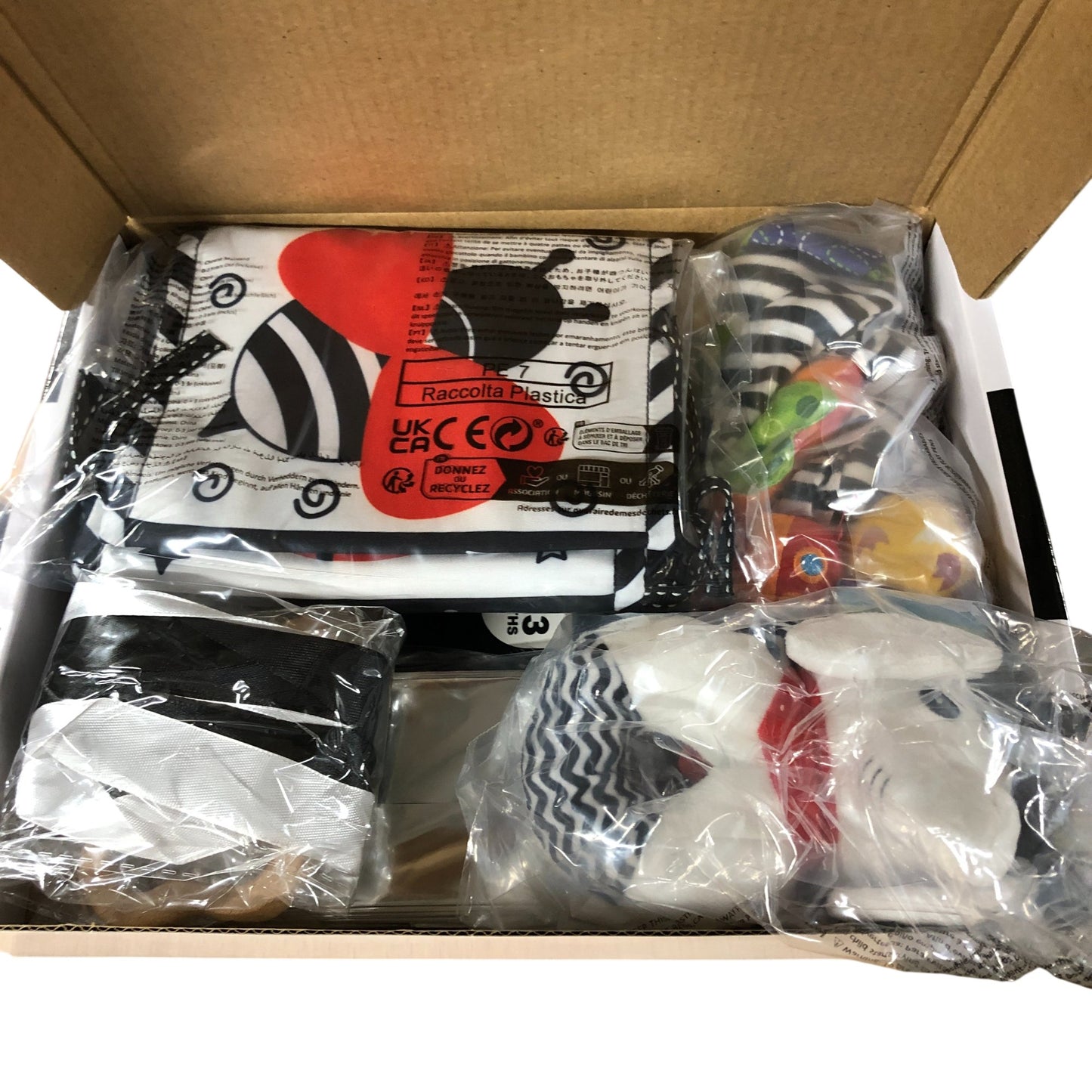 Perbabe Baby Sensory Toys Gift Set For Infants Ages 0-12 Months Educational Toys