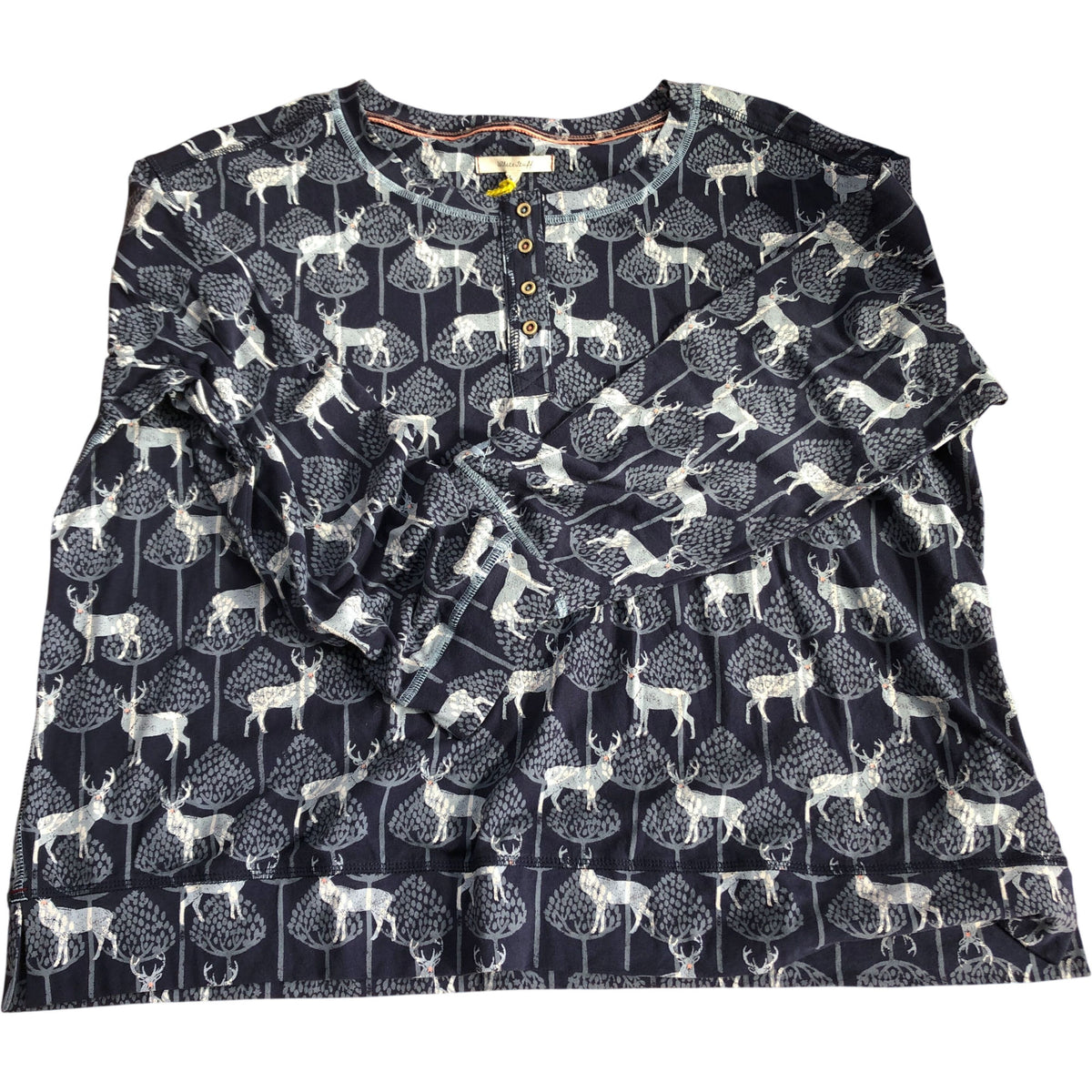 Long Sleeve T-Shirt UK Size XL Women's Animal Print Casual Top
