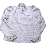 Baukjen Tara Frill Neck Blouse Pastel Pink