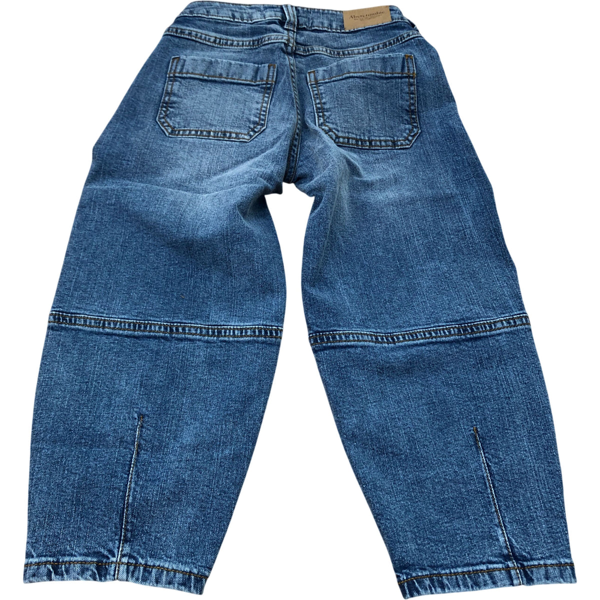 Balloon Jeans High Rise Size 5-6 Years Kids Blue Denim Trousers