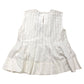River Island Studios Pleated White Vest Top Size 6
