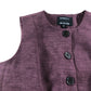 River Island Women's Petite UK10 Purple Waistcoat