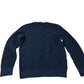 River Island Relaxed Fit Sweater Size M Men's Dark Navy Cotton Blend Knit