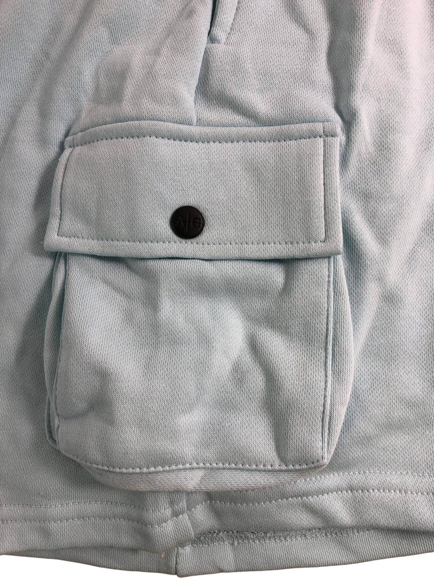 AVANTGARDE Cargo Shorts XXL Men's Light Blue Comfortable Summer Style