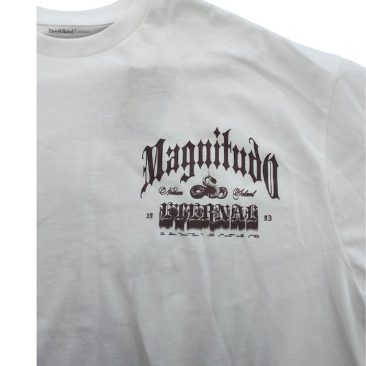 River Island Magnitude Eternal UKXXL Men's Graphic T-Shirt White New With Tags