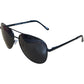 grinderPUNCH Polarised Sunglasses Black Oversized 148mm