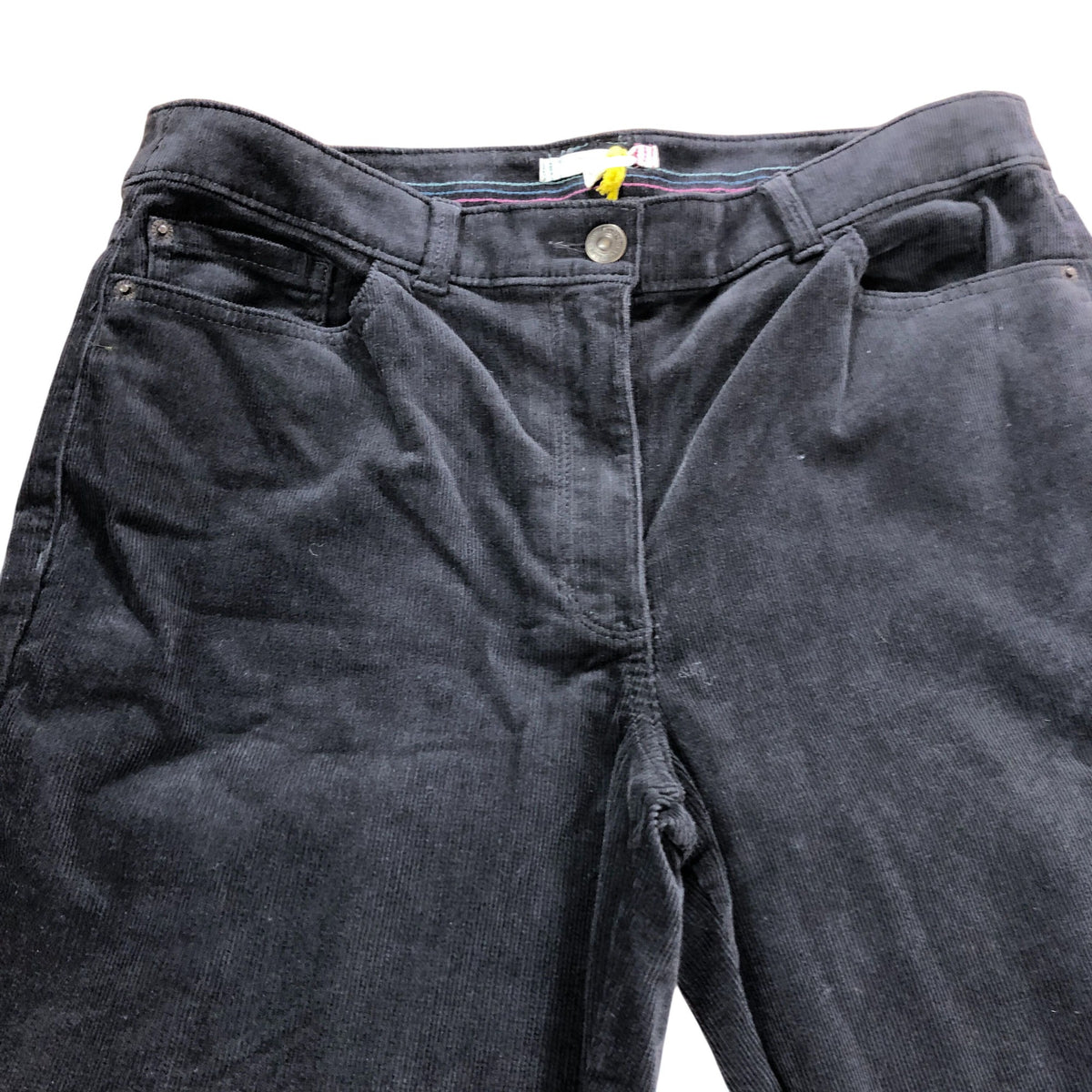 Brooke Straight Cord Trouser Women's Dark Grey Organic Cotton Size 16R