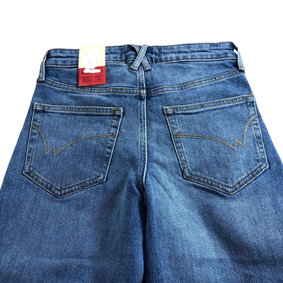 Brooke Straight Crop Jeans UK6 Women's Light Denim