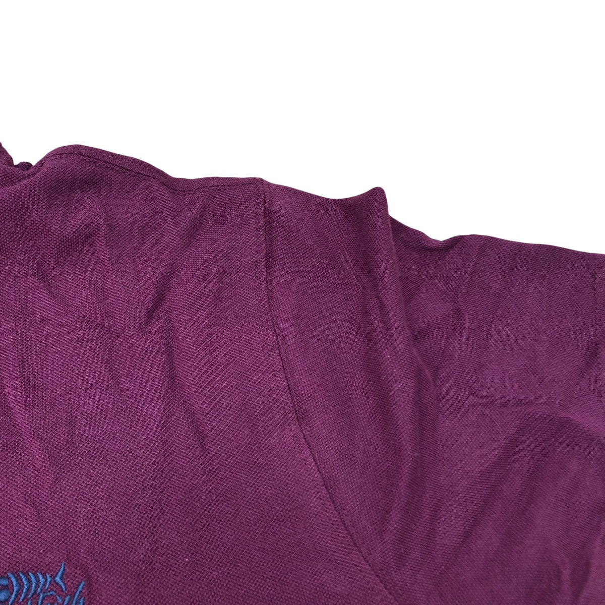 Weird Fish Miles Polo Shirt Tawny Port Men's Short Sleeve Size L Organic Cotton