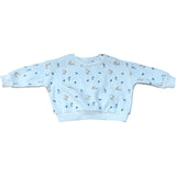 Baby Sweatshirt 6-9 Months Kids Animal Print Cream Long Sleeve Top