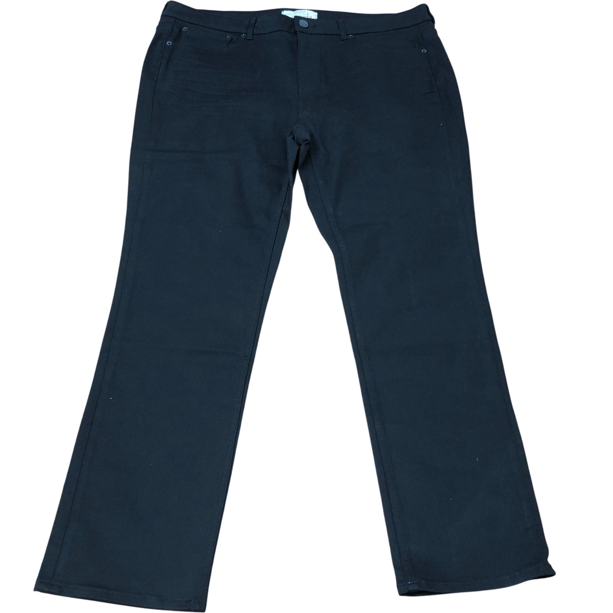Straight Fit Black Denim Jeans Size 20