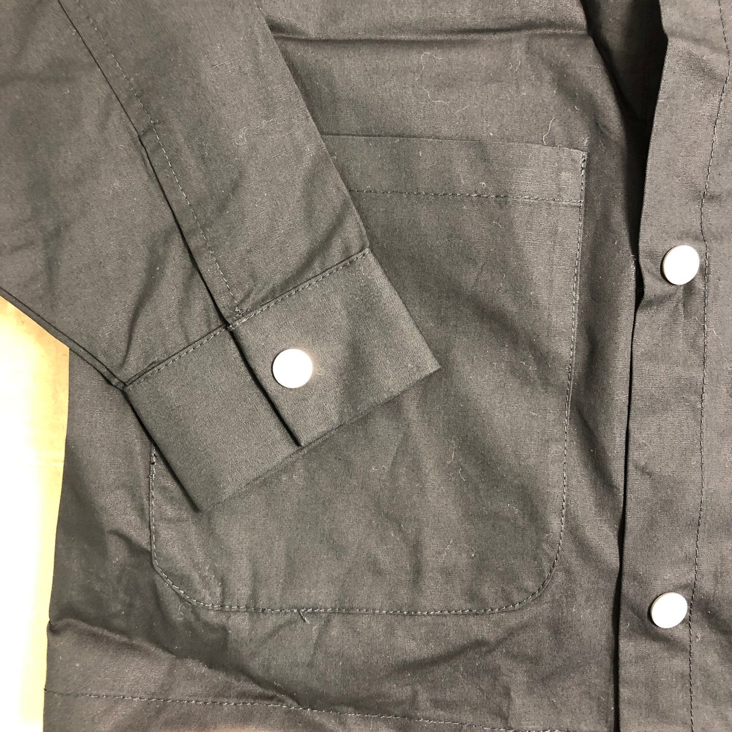 AllSaints Black Overshirt Jacket Kids 9-10 Years Casual Wear Fashion