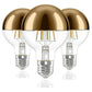 Vanpus 6W E27 LED Light Bulb Dimmable Glass 2700K Warm White Pack of 3