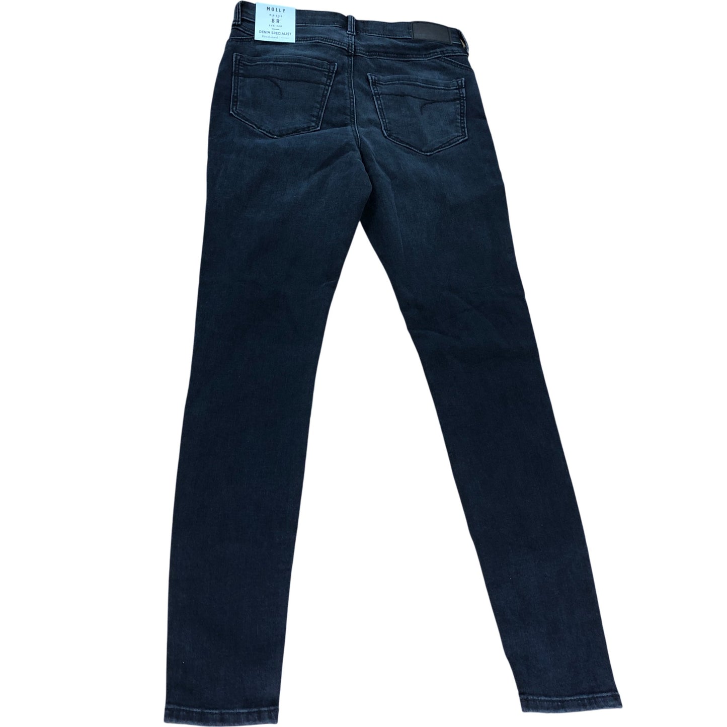 River Island Molly Skinny Jeans UK8 Women's Denim Black Stretch Fit