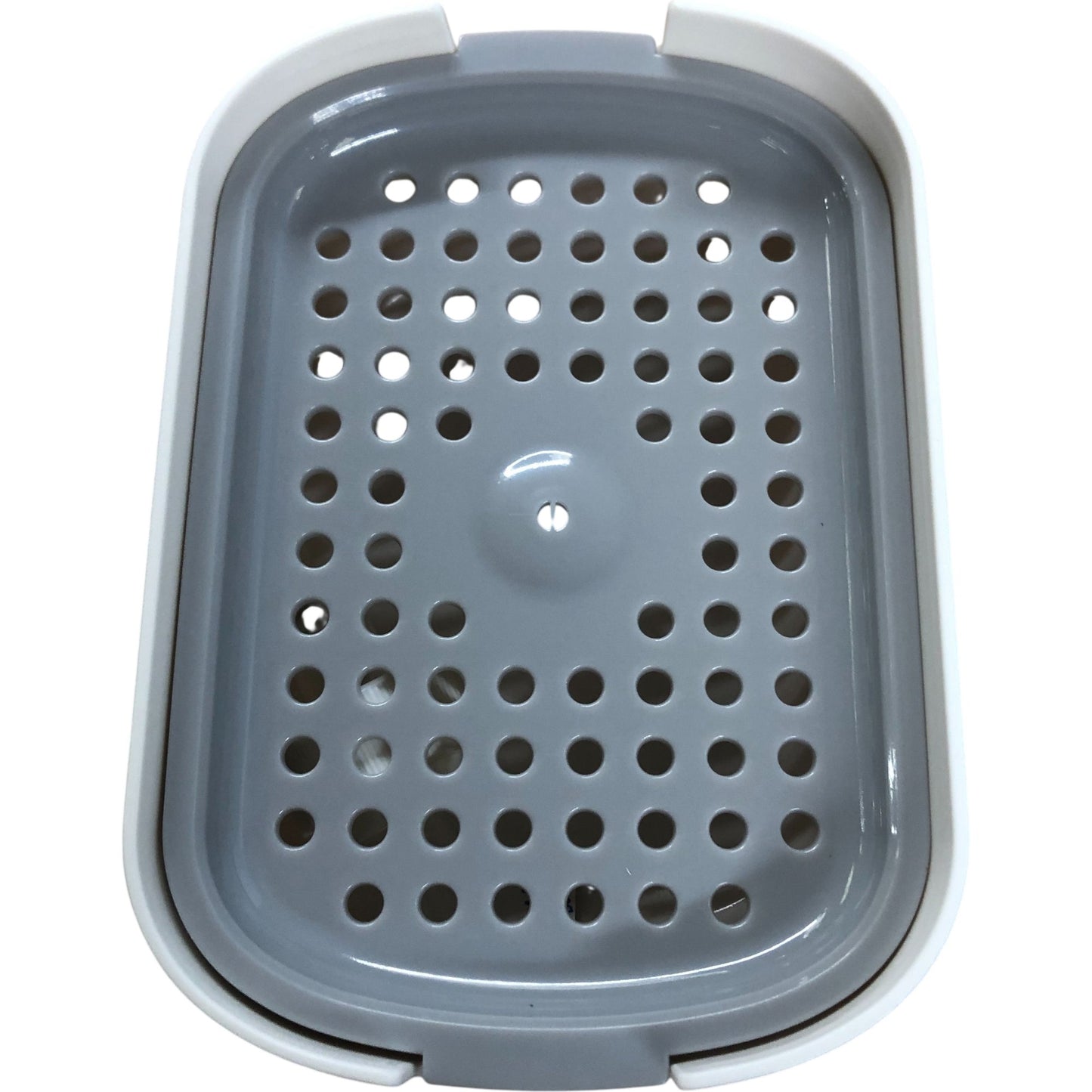 Soap Dispenser No1861 One Handed Operation Drain Design Easy Discharge White