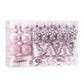Sea Team 77 Pack Christmas Tree Ornaments Pink Decorations Assorted Set
