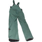 686 Snow Pants Dark Green Waterproof Insulated Trousers with Bib Size Medium