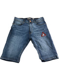 DUCK AND COVER ZEKI W34 Men's Denim Shorts Blue Classic Fit