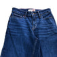 Straight Leg Jeans UK8R Women's Dark Blue Denim