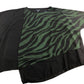 SALOOS Size 20 Women's Khaki Tiger Print T-Shirt Black
