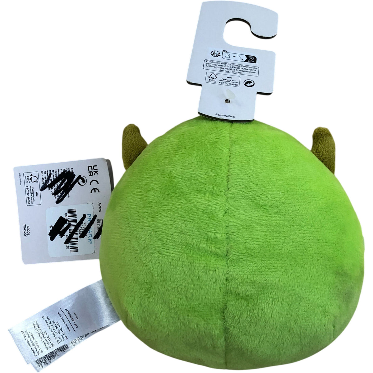 Mike Wazowski Plush Pet Toy Soft Squeaky Dog Toy Green