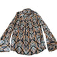 Women's Long Sleeve Shirt Abstract Print Polyester Fashion XS