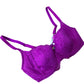 Bravissimo Lace Bra Set Women's Magenta Floral Underwired Adjustable Straps