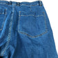 Baukjen Jeans UK Size 16 Women's Blue High Waist Organic Cotton Straight Leg