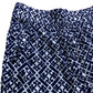 Boden Navy Crinkle Wide Leg Trousers - Size 12P