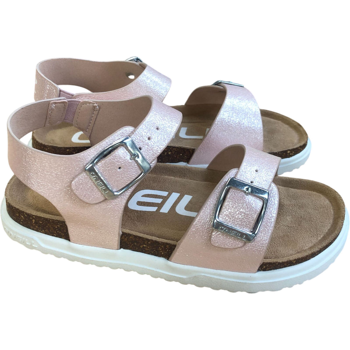 O'Neill Polly Sandal Low JR UK1.5 Girls Pink Adjustable Buckle Sandals