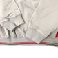 IETS FRANS Medium Pullover Collared Sweatshirt Grey Red Cotton